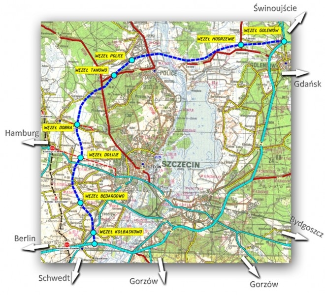 Wybrano wykonawcę dokumentacji dla zachodniej obwodnicy Szczecina - GospodarkaMorska.pl
