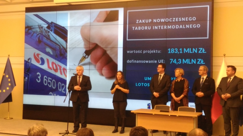 LOTOS Kolej otrzymał finansowanie z UE - GospodarkaMorska.pl