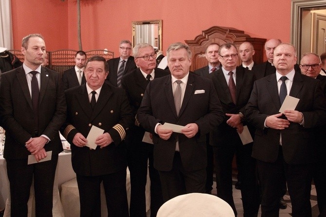 Opłatek ludzi morza 2018 (foto) - GospodarkaMorska.pl