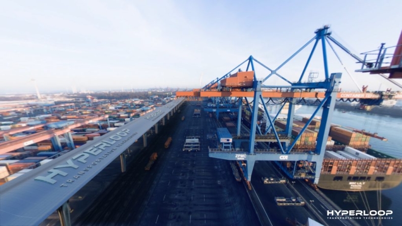 Transport kontenerów ultra szybkim tunelem? Już niedługo może to stać się rzeczywistością w Porcie Hamburg (wideo) - GospodarkaMorska.pl