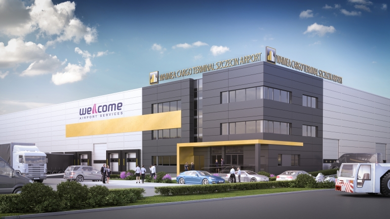 Waimea Cargo Terminal Szczecin Airport z pozwoleniem na budowę - GospodarkaMorska.pl