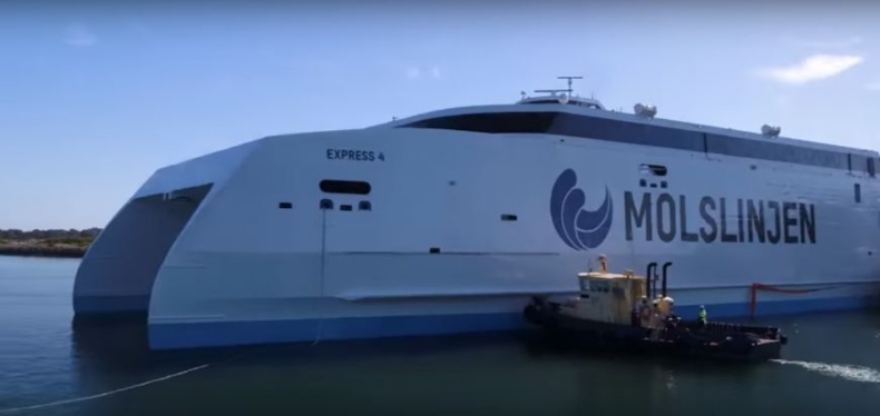 Nowy prom Molslinjen w drodze do Danii - GospodarkaMorska.pl