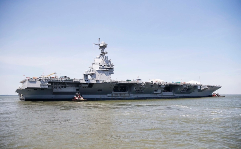 US Navy podpisała gigantyczny kontrakt z Huntington Ingalls na budowę dwóch nowych lotniskowców - GospodarkaMorska.pl