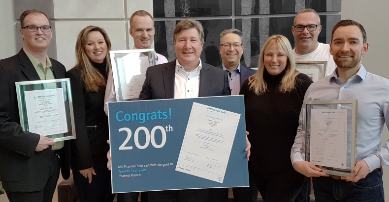 Oddział Kuehne + Nagel w Toronto w Kanadzie uzyskał certyfikację KN PharmaChain dla transportu morskiego - GospodarkaMorska.pl
