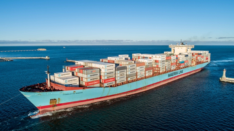Do Gdyni przypłynął Charlotte Maersk, najdłuższy kontenerowiec w historii gdyńskiego portu (foto, wideo) - GospodarkaMorska.pl