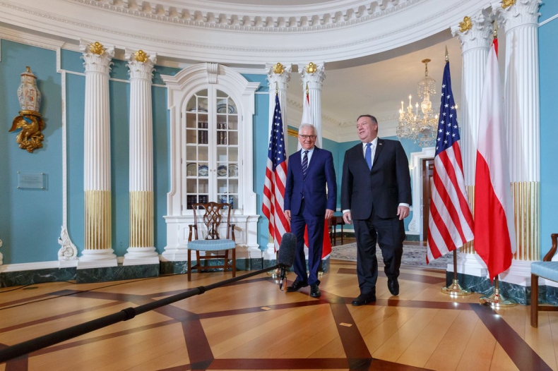 USA zapowiadają ogłoszenie nowych inicjatyw podczas wizyty Pompeo w Polsce - GospodarkaMorska.pl