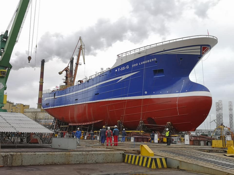 W stoczni Remontowa Shipbuilding zwodowano trawler dla duńskiego klienta (foto,wideo) - GospodarkaMorska.pl