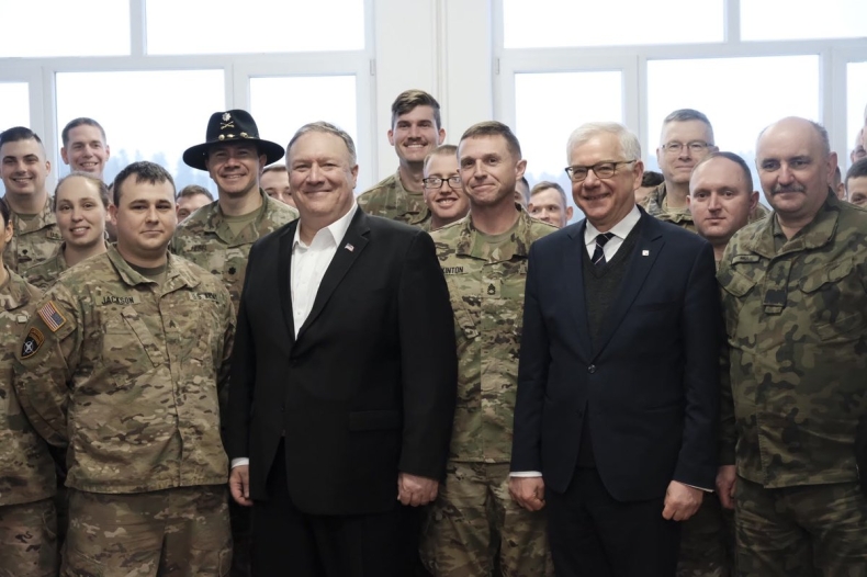 Pompeo: Polska wydaje duży procent swojego PKB na obronę - GospodarkaMorska.pl