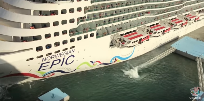 Norwegian Epic z impetem uderza w dalby cumownicze w Puerto Rico (wideo) - GospodarkaMorska.pl
