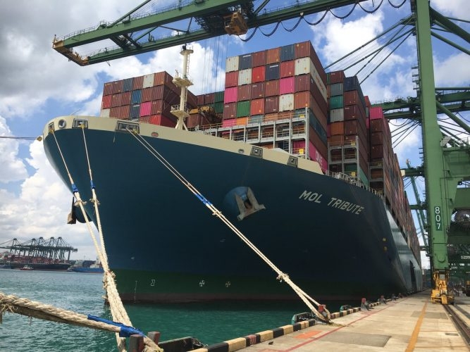 Alians ONE ustanowił rekord w załadunku kontenerów - GospodarkaMorska.pl