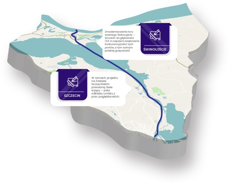 Uruchomiono stronę www projektu „Modernizacja toru wodnego Świnoujście-Szczecin do głębokości 12,5 m” - GospodarkaMorska.pl