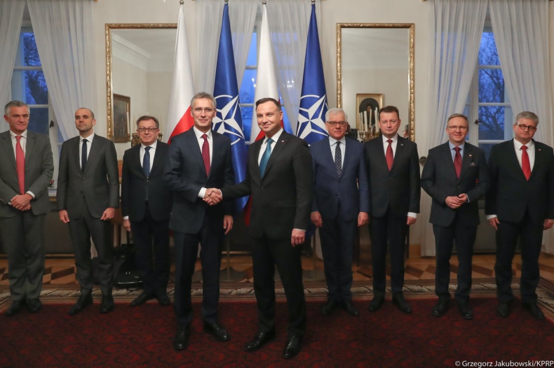Prezydent po spotkaniu z szefem NATO: Realizujemy nasze zobowiązania sojusznicze - GospodarkaMorska.pl