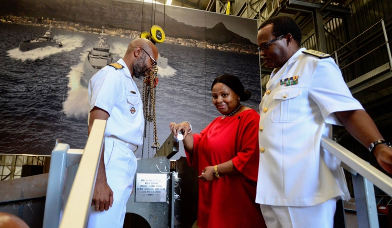 Położono stępkę pod jednostkę dla Departamentu Obrony Republiki Południowej Afryki - GospodarkaMorska.pl