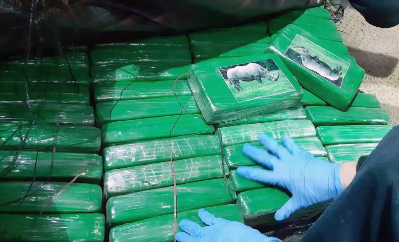 Ukraina: Przechwycono kokainę o wartości 45 mln euro (foto, wideo) - GospodarkaMorska.pl