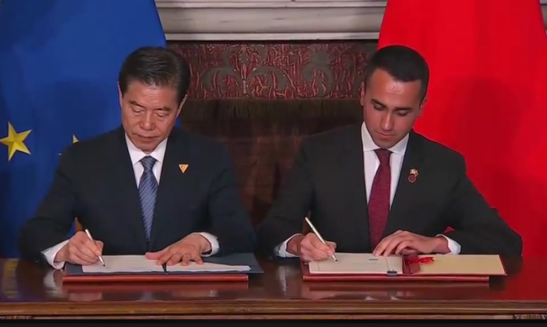 Włochy przystąpiły do chińskiej inicjatywy Pasa i Szlaku - GospodarkaMorska.pl