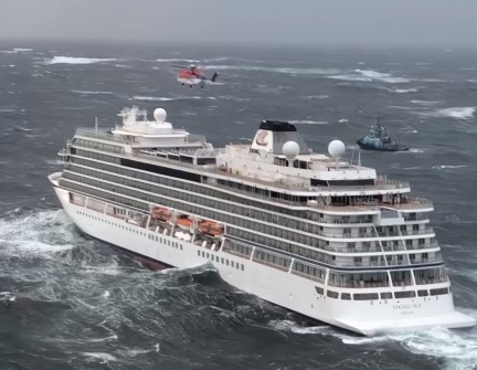 Viking Sky w drodze do Kristiansund na naprawy - GospodarkaMorska.pl