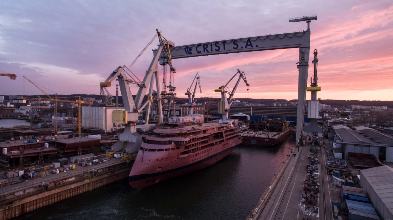 Stocznia CRIST zakończyła budowę polarnego statku pasażerskiego National Geographic Endurance (foto, wideo) - GospodarkaMorska.pl
