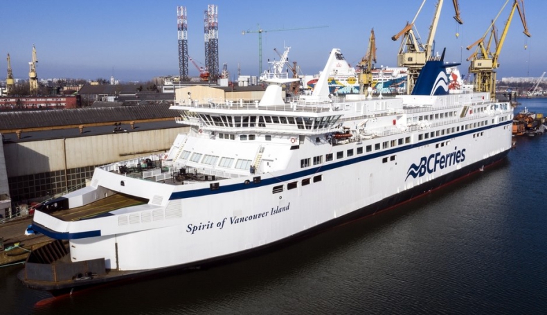 Zmodernizowany w Polsce prom wrócił do floty kanadyjskiego BC Ferries - GospodarkaMorska.pl