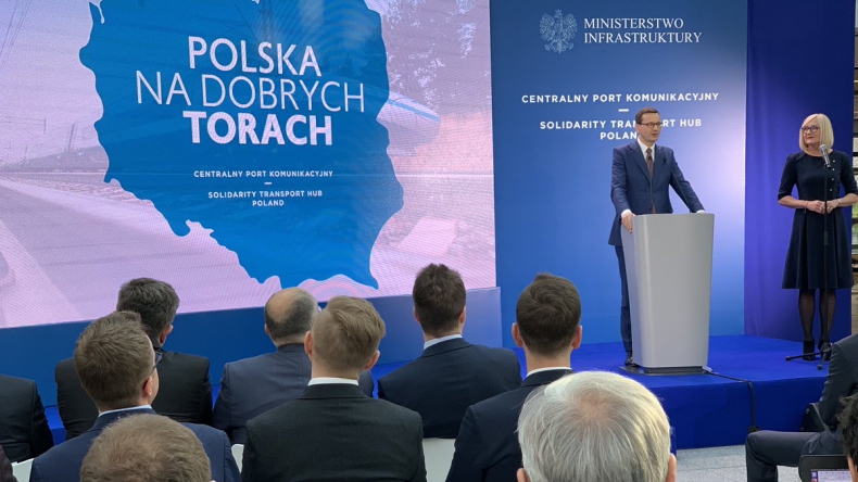 Morawiecki: CPK jednym z głównych rozwiązań logistycznych dla krajów Trójmorza - GospodarkaMorska.pl