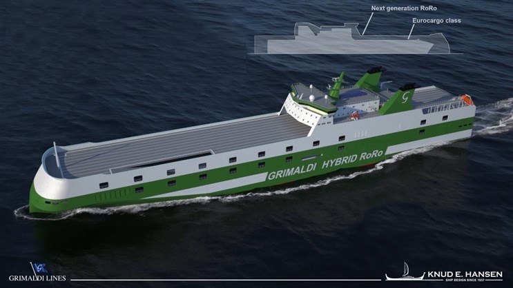 W Chinach rozpoczęto budowę pierwszego hybrydowego statku ro-ro dla Grimaldiego - GospodarkaMorska.pl