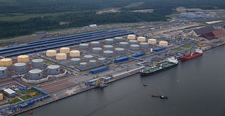 Rosyjskie ministerstwo energetyki: W porcie Ust-Ługa zaczął się załadunek czystej ropy - GospodarkaMorska.pl