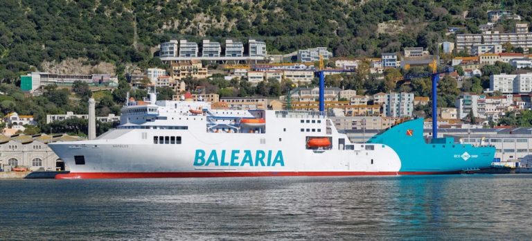 Gibdock zakończył konwersję LNG promu dla Balearii - GospodarkaMorska.pl