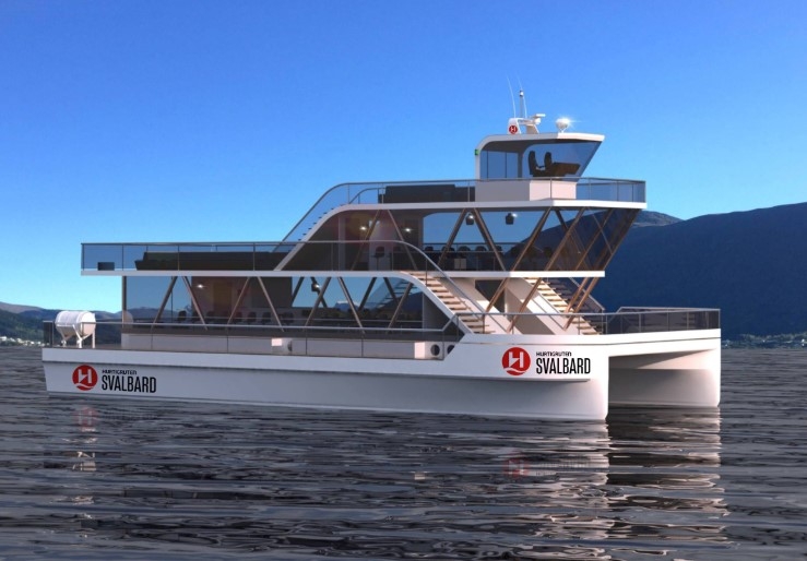 Hurtigruten ujawnił projekt elektrycznych katamaranów dla regionów polarnych - GospodarkaMorska.pl