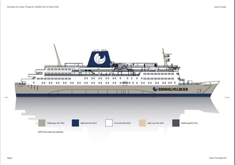 Povl Anker przejdzie wielki remont i zyska barwy retro - GospodarkaMorska.pl