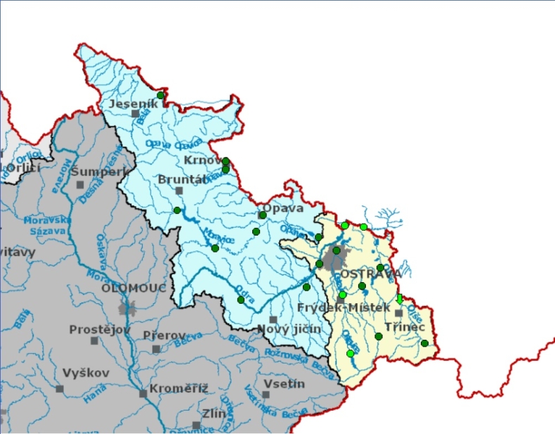 Czechy: Zagrożenie powodziowe w dorzeczu Odry zmniejsza się - GospodarkaMorska.pl