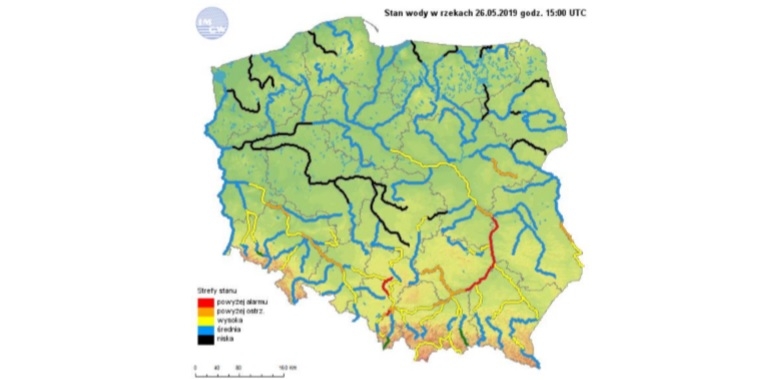 Płock i okoliczne gminy czekają na falę wezbraniową na Wiśle - GospodarkaMorska.pl