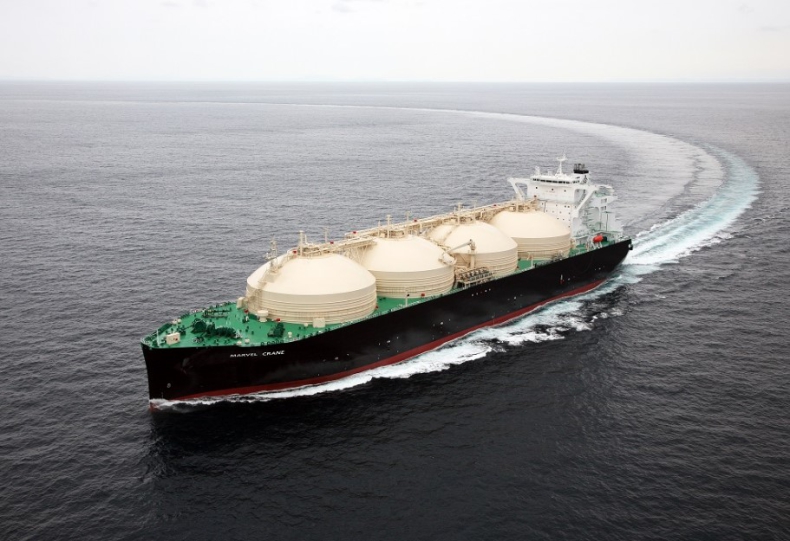 Statek Marvel Crane jako pierwszy odbierze dostawę gazu z amerykańskiego terminalu Cameron LNG - GospodarkaMorska.pl