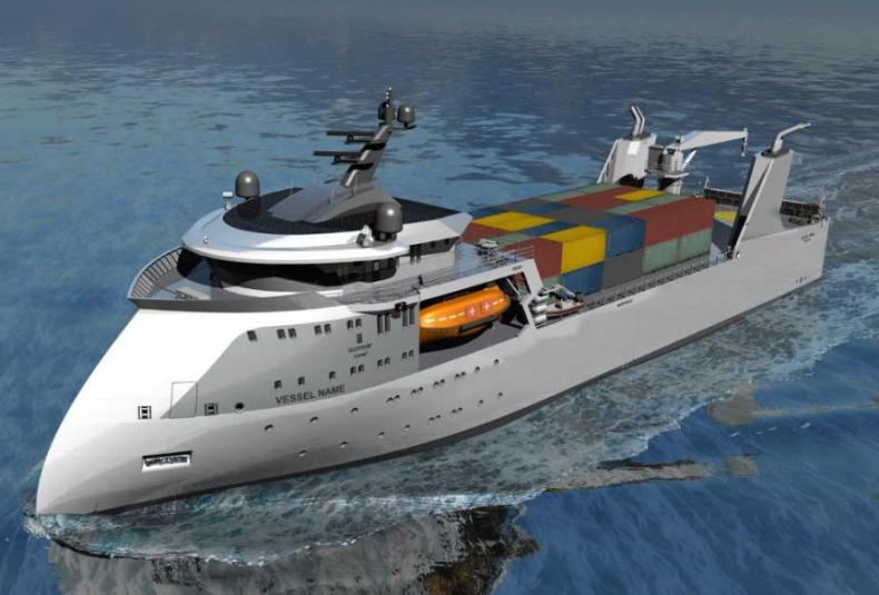 Ulstein przedstawił nowy projekt X-Bow dla statków ropax - GospodarkaMorska.pl