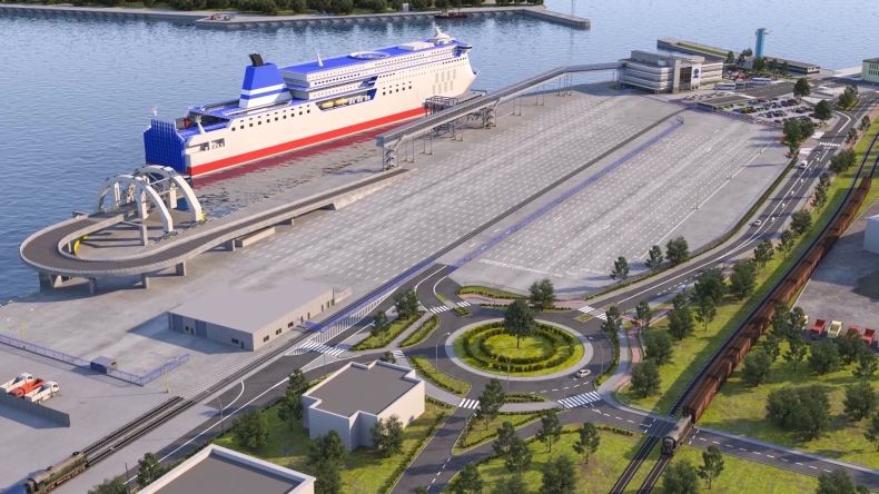 Zobacz, jak powstaje publiczny terminal promowy w Porcie Gdynia (wideo) - GospodarkaMorska.pl