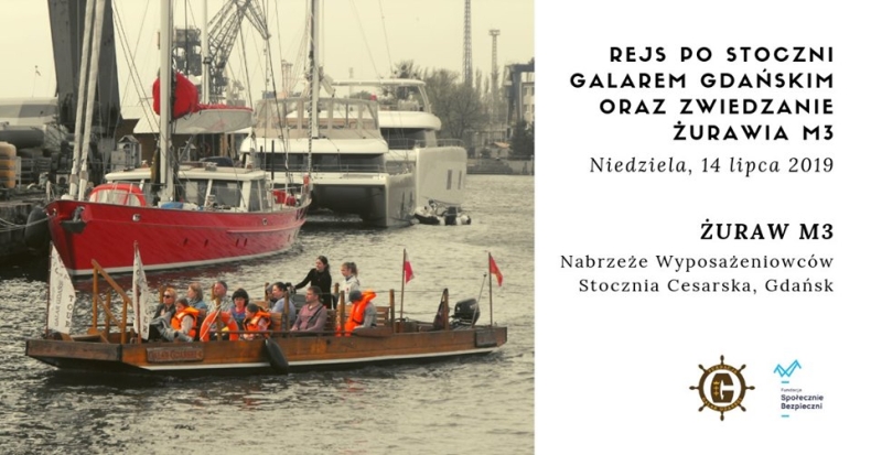 Rejs po stoczni oraz zwiedzanie żurawia M3 - GospodarkaMorska.pl