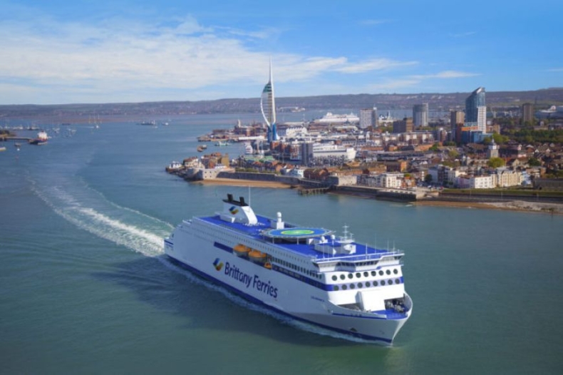 Znamy nazwę trzeciego supernowoczesnego promu powstającego dla Brittany Ferries w Chinach - GospodarkaMorska.pl