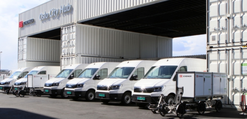DB Schenker otwiera pierwszy niskoemisyjny terminal przeładunkowy w Norwegii - GospodarkaMorska.pl