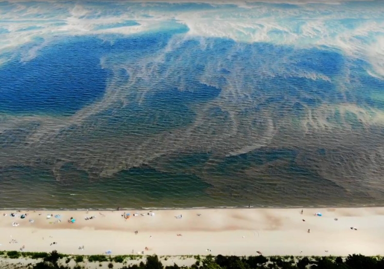 Przy 21 nadmorskich plażach zakaz kąpieli, głównie z powodu sinic - GospodarkaMorska.pl