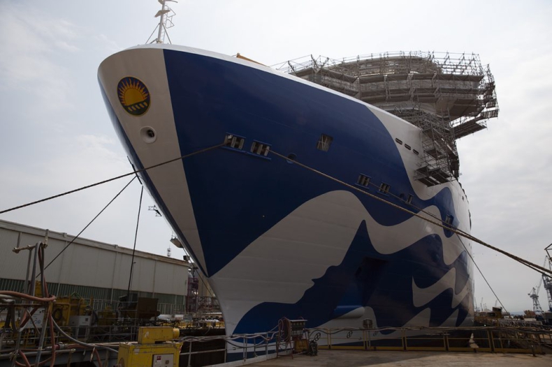 Fincantieri zwodowała nowy statek dla Princess Cruises - GospodarkaMorska.pl
