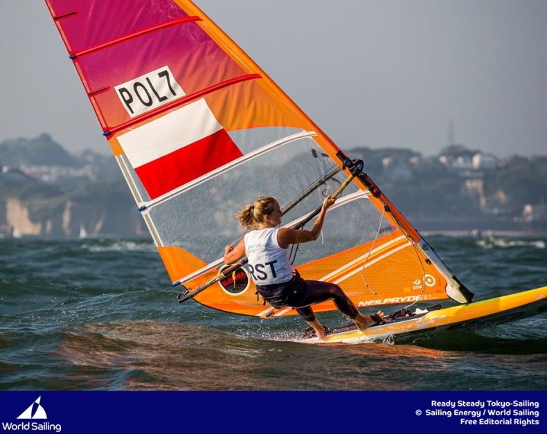 Dziarnowska druga na początek regat przedolimpijskich w Enoshimie - GospodarkaMorska.pl