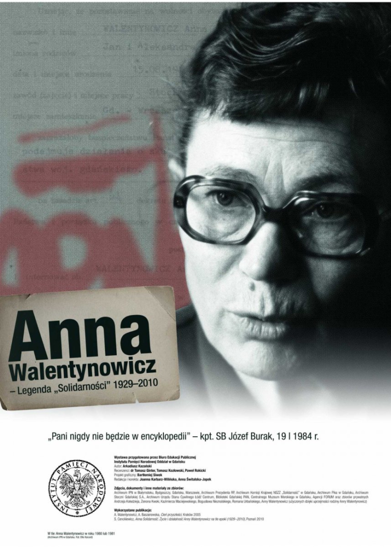 Wystawa „Anna Walentynowicz. Legenda Solidarności 1929-2010” - GospodarkaMorska.pl