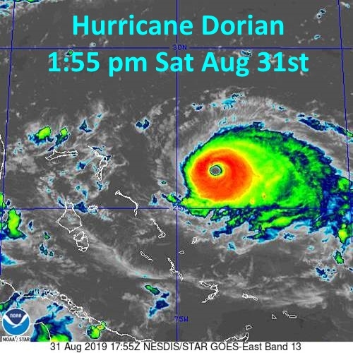 Główne uderzenie huraganu Dorian może ominąć Florydę - GospodarkaMorska.pl