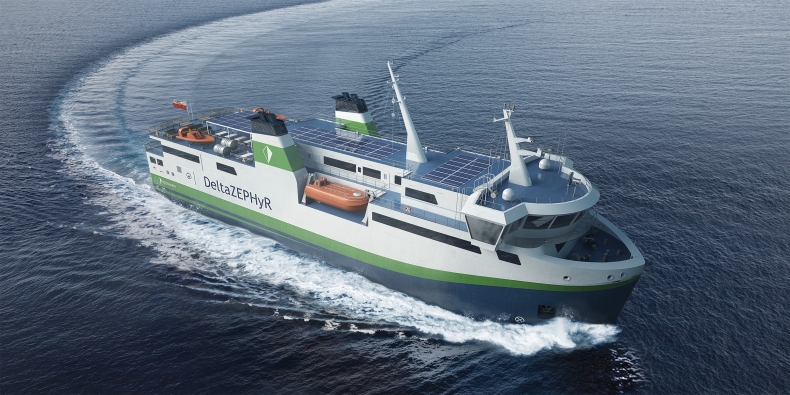 DeltaZEPHyR – nowoczesny i ekologiczny prom krótkiego zasięgu - GospodarkaMorska.pl