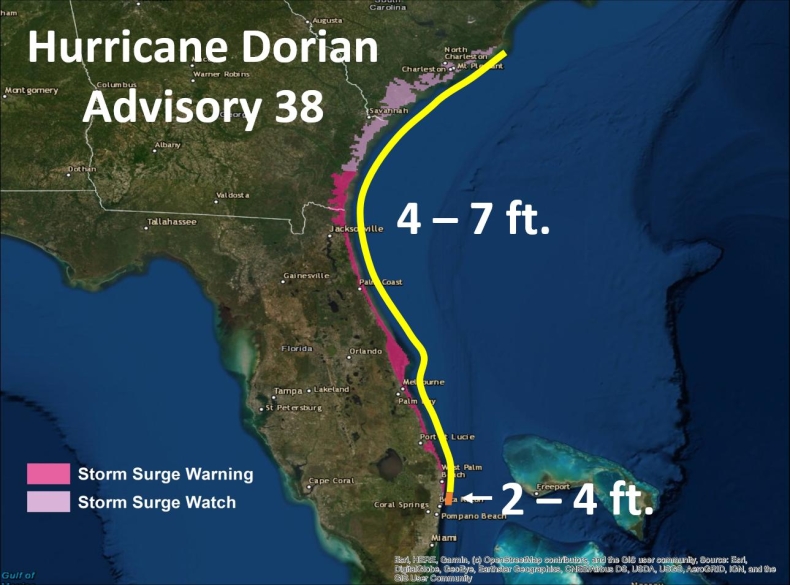 USA: Huragan Dorian osłabł do kategorii czwartej - GospodarkaMorska.pl