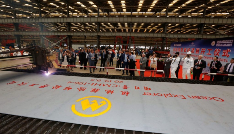 Postępuje budowa wycieczkowców dla SunStone Ships w chińskiej stoczni CMHI - GospodarkaMorska.pl