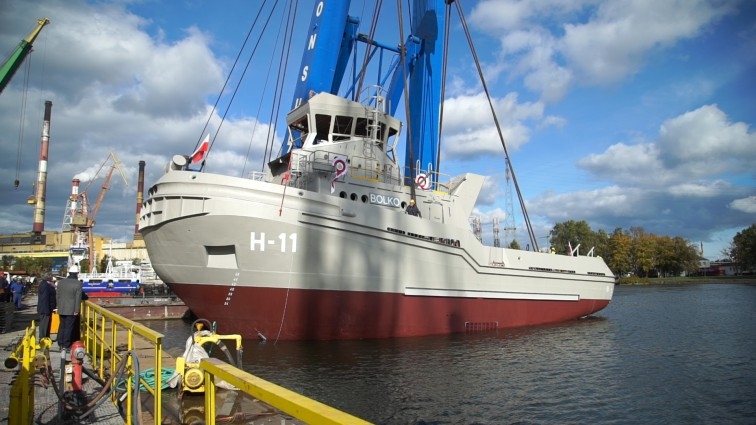 Pierwsze próby morskie holownika Bolko - GospodarkaMorska.pl