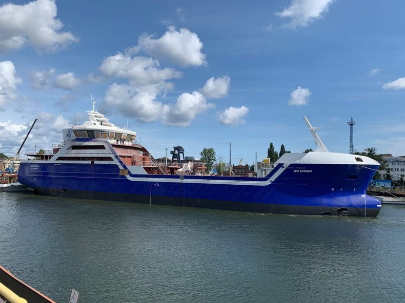 Ro Vision zbudowany w Marine Projects Ltd. w Gdańsku (wideo) - GospodarkaMorska.pl