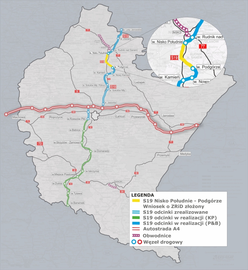 Do wojewody podkarpackiego złożony został wniosek o ZRID na odcinek S19 - GospodarkaMorska.pl