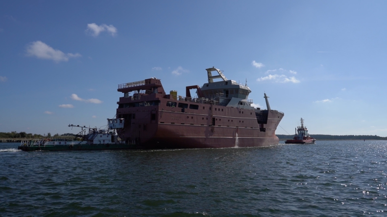 Stocznia Marine Projects Ltd. zbudowała w Gdańsku częściowo wyposażony trawler Cap Arkona (wideo) - GospodarkaMorska.pl