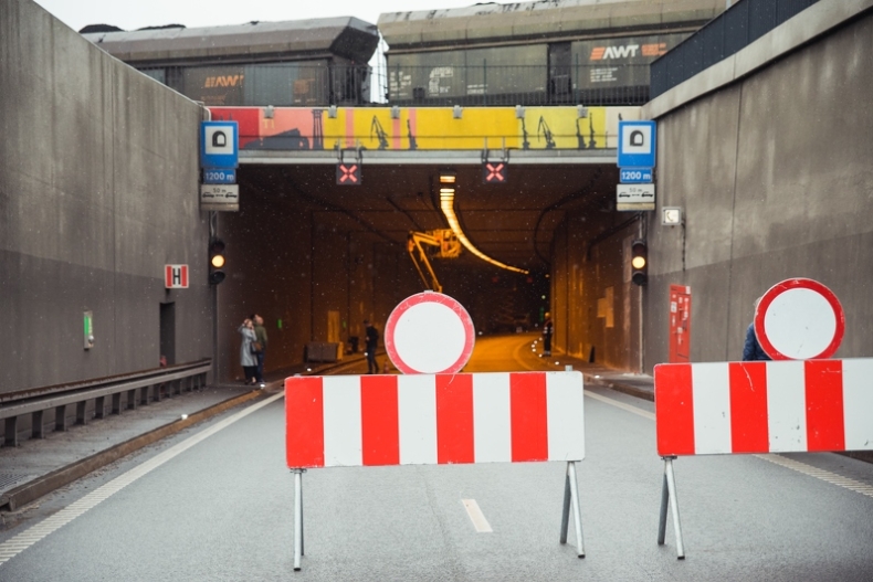 W nocy z soboty na niedzielę zamknięty tunel pod Martwą Wisłą w Gdańsku - GospodarkaMorska.pl