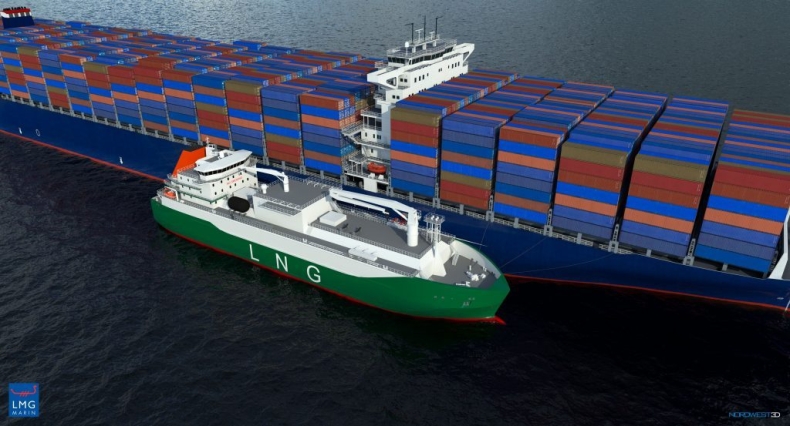 Cięcie stali pod największą bunkierkę LNG Singapuru - GospodarkaMorska.pl